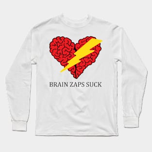 Brain Zaps Suck Logo Long Sleeve T-Shirt